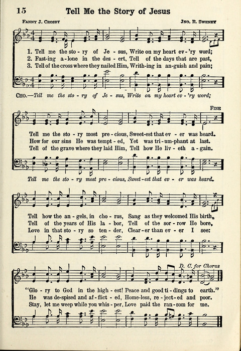 Moody Centenary Song Book page 15
