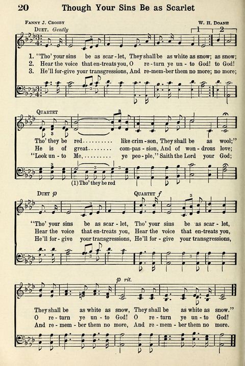 Moody Centenary Song Book page 20