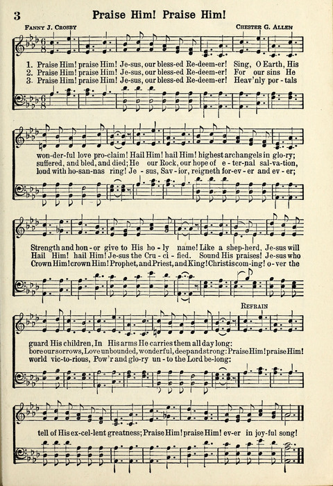 Moody Centenary Song Book page 3