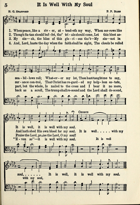 Moody Centenary Song Book page 5