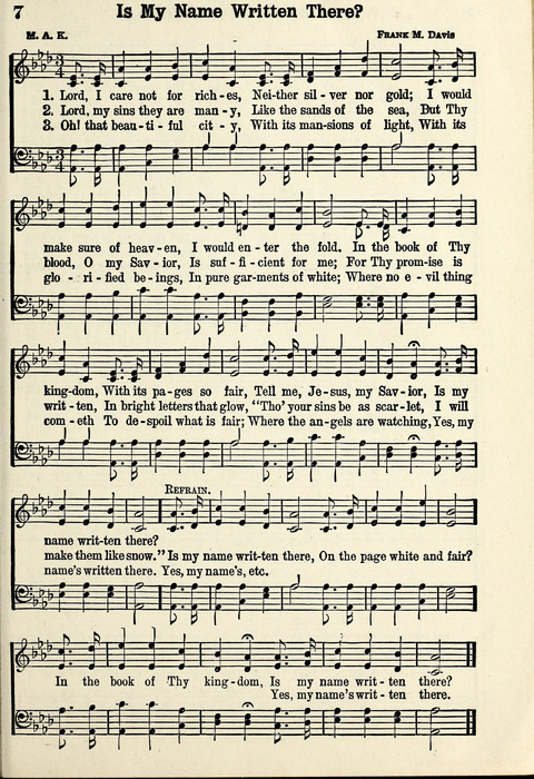 Moody Centenary Song Book page 7