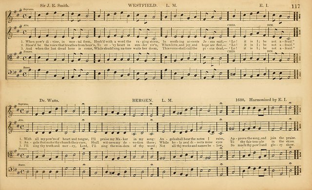 The Mozart Collection of Sacred Music: containing melodies, chorals, anthems and chants, harmonized in four parts; together with the celebrated Christus and Miserere by ZIngarelli page 117