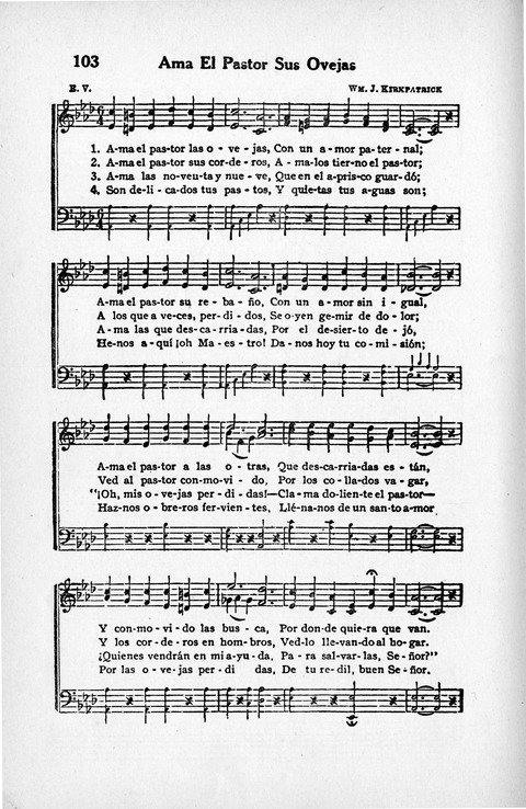 Melodias Evangelicas para el Uso de las Iglesias Evangelicas de Habla Española en Todo el Mundo page 109