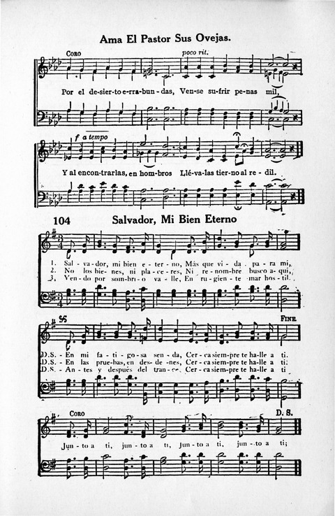 Melodias Evangelicas para el Uso de las Iglesias Evangelicas de Habla Española en Todo el Mundo page 110