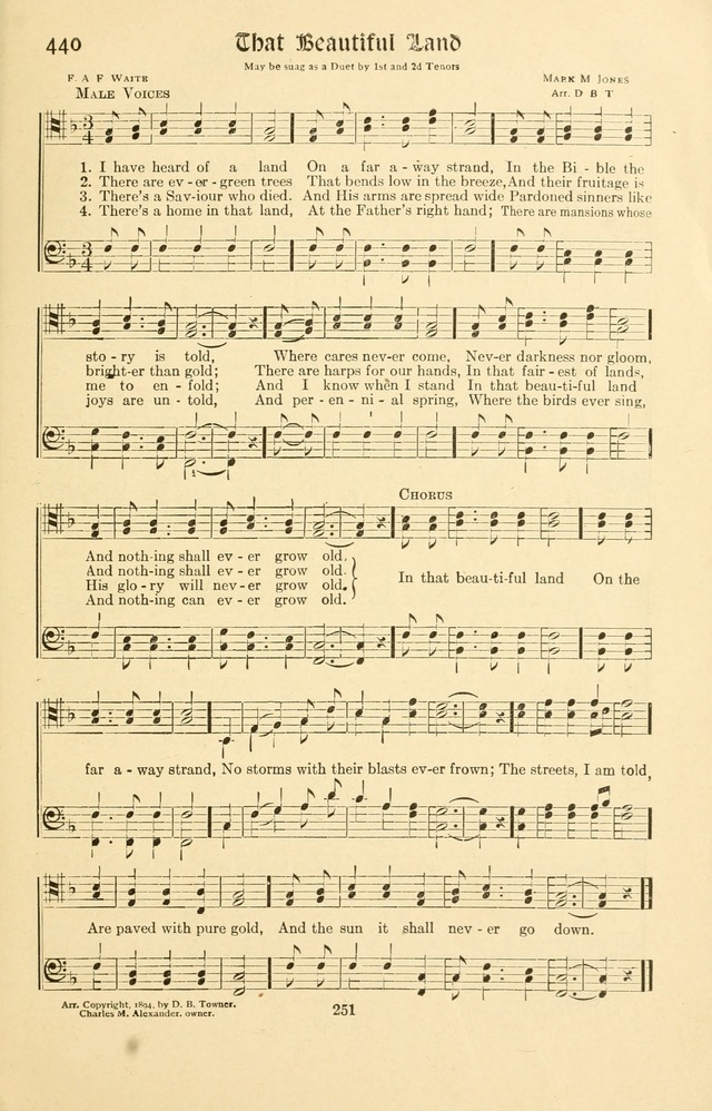 Montreat Hymns: psalms and gospel songs with responsive scripture readings page 251
