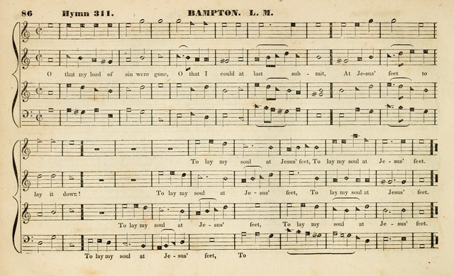 The Methodist Harmonist, containing a collection of tunes from the best authors, embracing every variety of metre, and adapted to the worship of the Methodist Episcopal Church. New ed. page 105