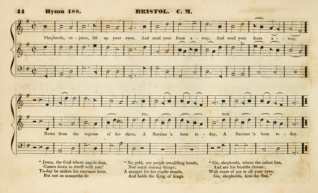 The Methodist Harmonist, containing a collection of tunes from the best authors, embracing every variety of metre, and adapted to the worship of the Methodist Episcopal Church. New ed. page 63