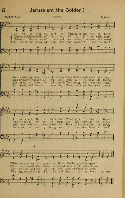 The Mission Hymnal. (Enlarged Edition) page 5