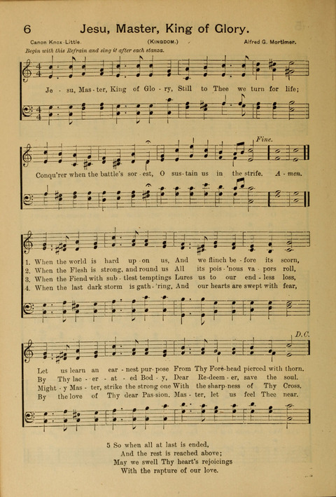 The Mission Hymnal. (Enlarged Edition) page 6