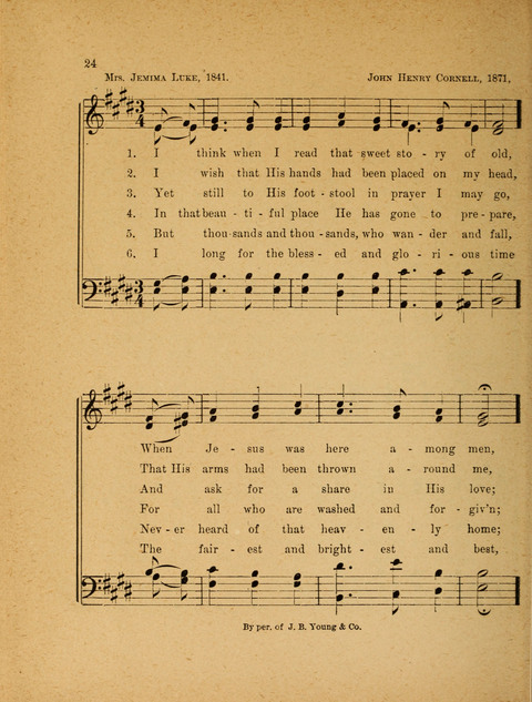 Missionary Hymnal: for the use of junior and juvenile missionary socieites page 24