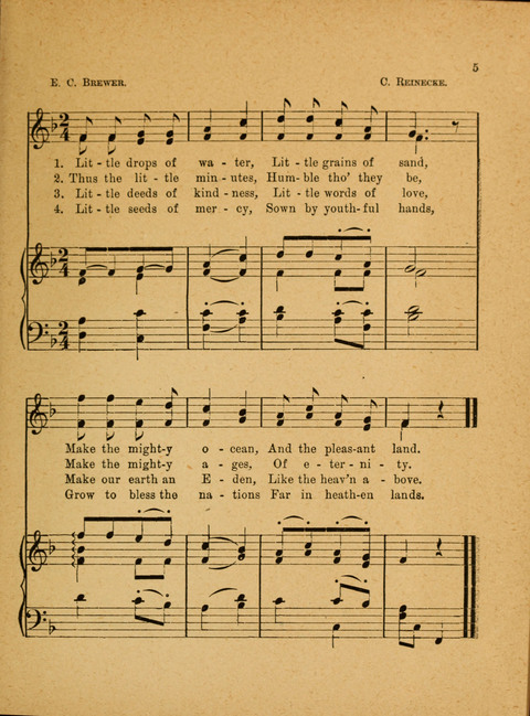 Missionary Hymnal: for the use of junior and juvenile missionary socieites page 5