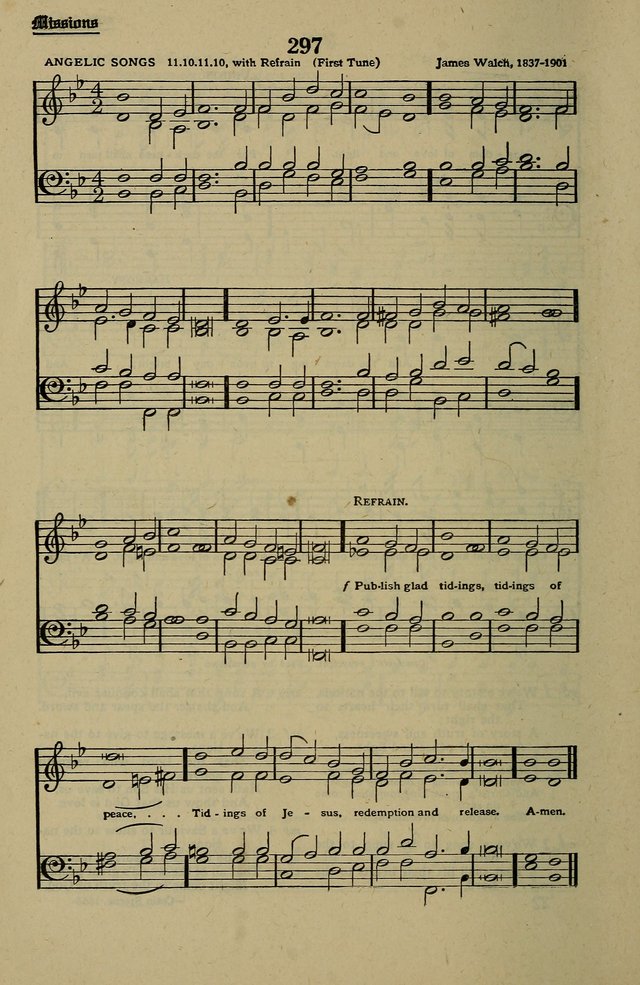 Methodist Hymn and Tune Book: official hymn book of the Methodist Church page 322