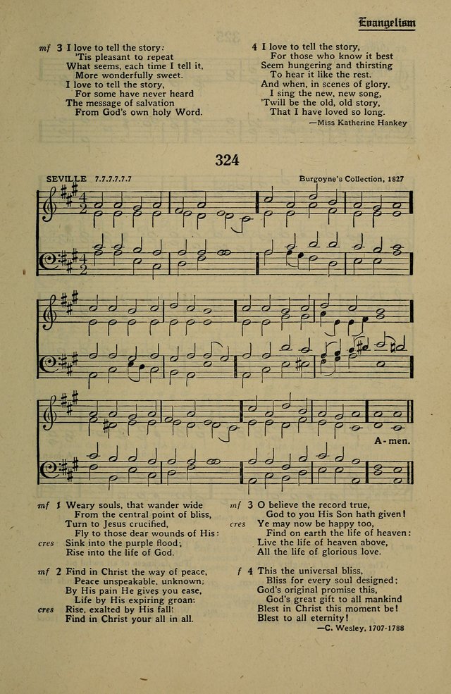 Methodist Hymn and Tune Book: official hymn book of the Methodist Church page 357
