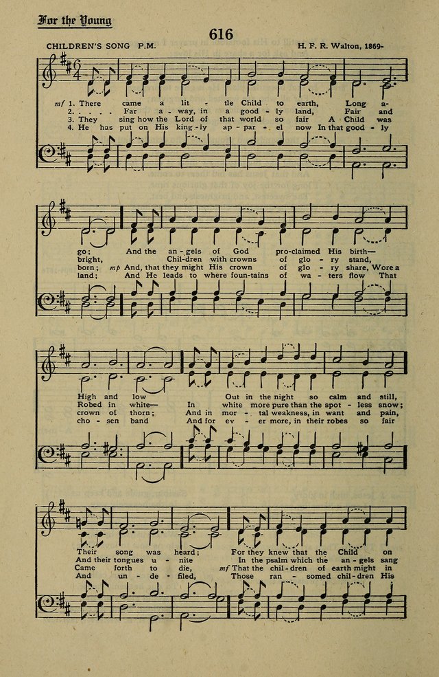 Methodist Hymn and Tune Book: official hymn book of the Methodist Church page 684