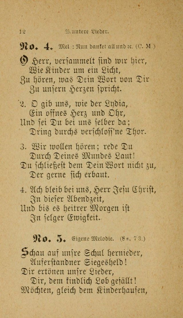 Muntere Lieder: Eine Sammlung der beliebtesten und brauchbarsten Gesänge für Sonntagsschulen und andere christlichen Versammlungen. 3. Aufl. page 17