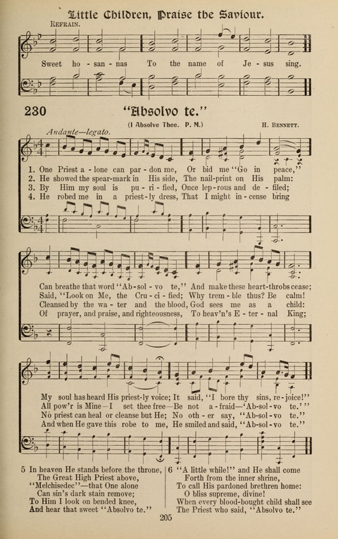 Messages of Love Hymn Book: for Gospel, Sunday School, Special Services and Home Singing page 203