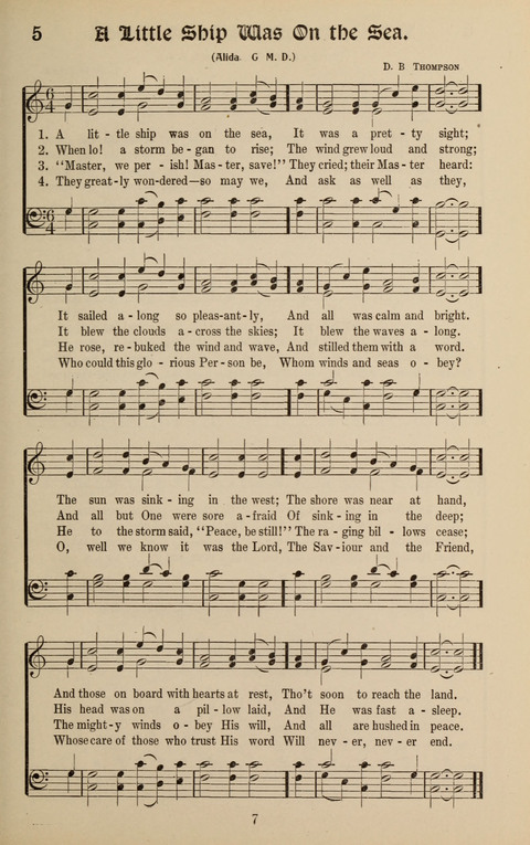 Messages of Love Hymn Book: for Gospel, Sunday School, Special Services and Home Singing page 5