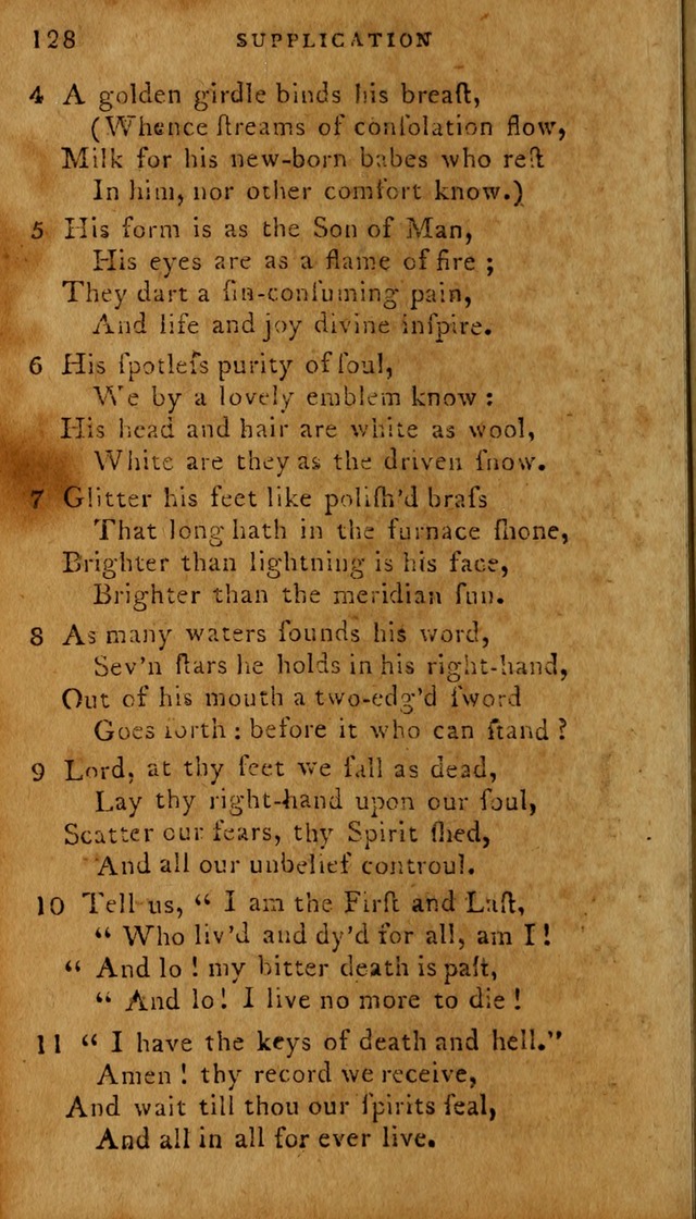 The Methodist Pocket Hymn-book, revised and improved: designed as a constant companion for the pious, of all denominations (30th ed.) page 128