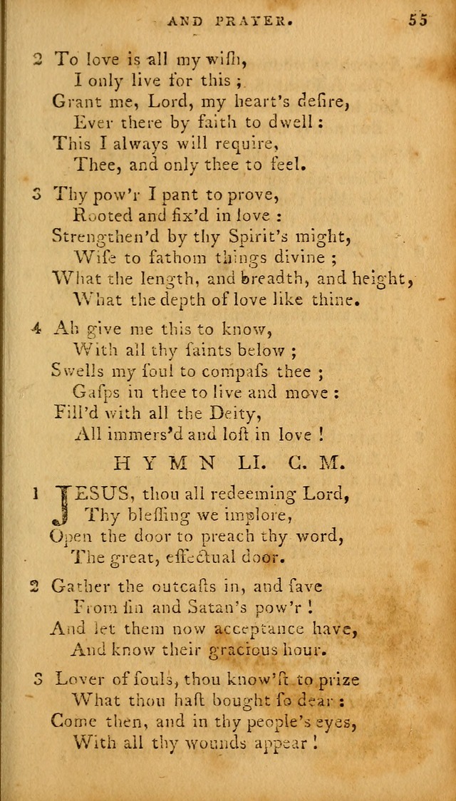 The Methodist Pocket Hymn-book, revised and improved: designed as a constant companion for the pious, of all denominations (30th ed.) page 55