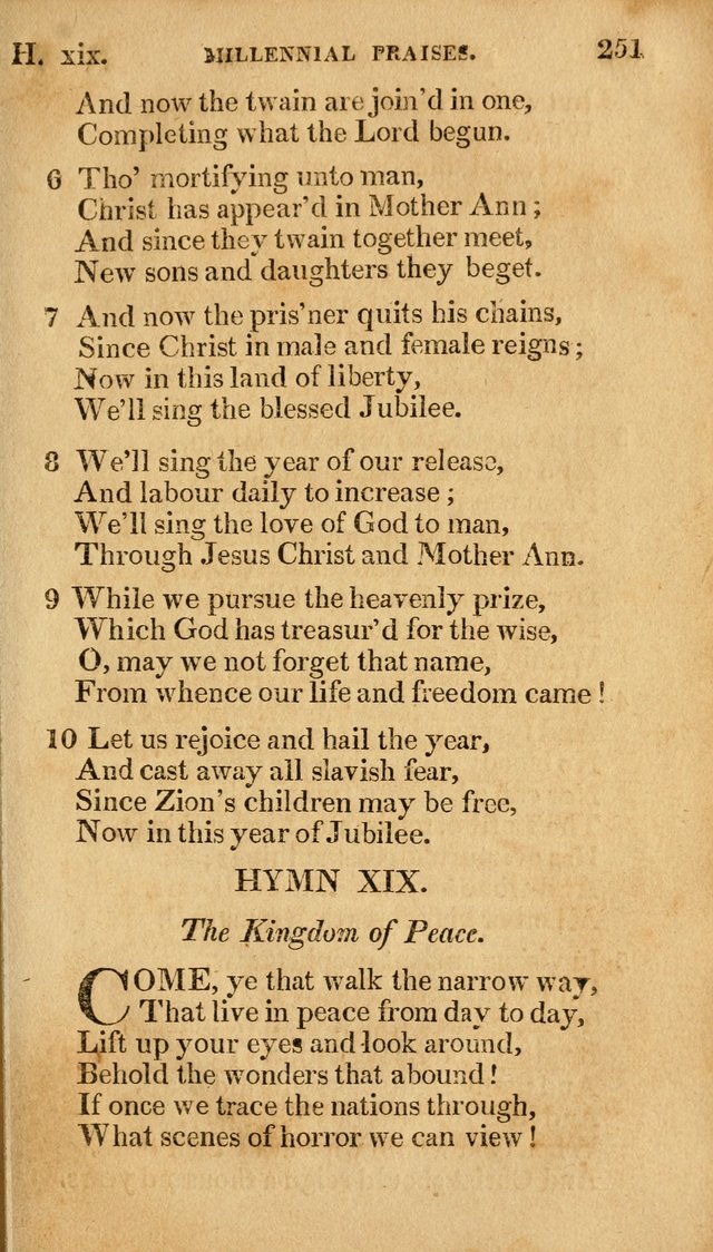 Millennial Praises: containing a collection of gospel hymns, in four parts; adapted to the day of Christ