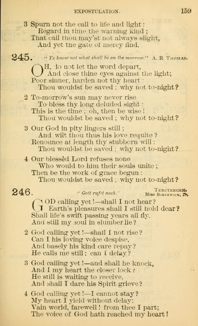 The Manual of Praise for Sabbath and Social Worship page 159