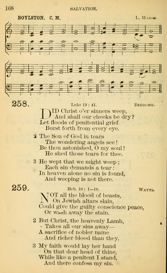The Manual of Praise for Sabbath and Social Worship page 168