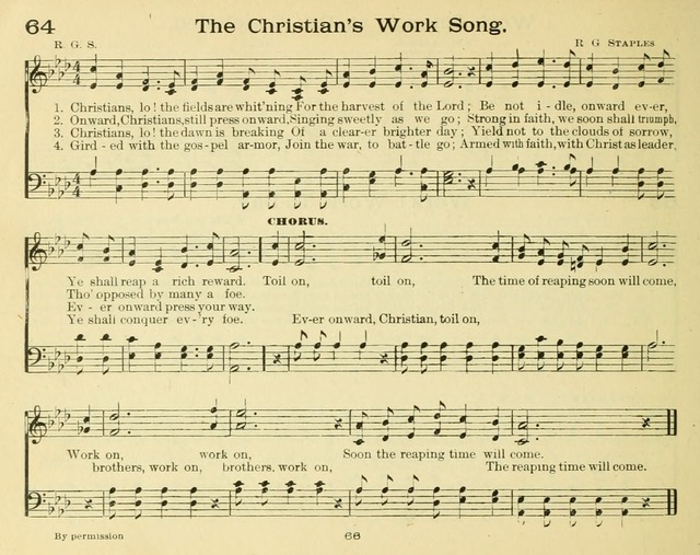 Morning Stars: a collection of sacred hymns and tunes for Sunday schools and other religious gatherings page 73