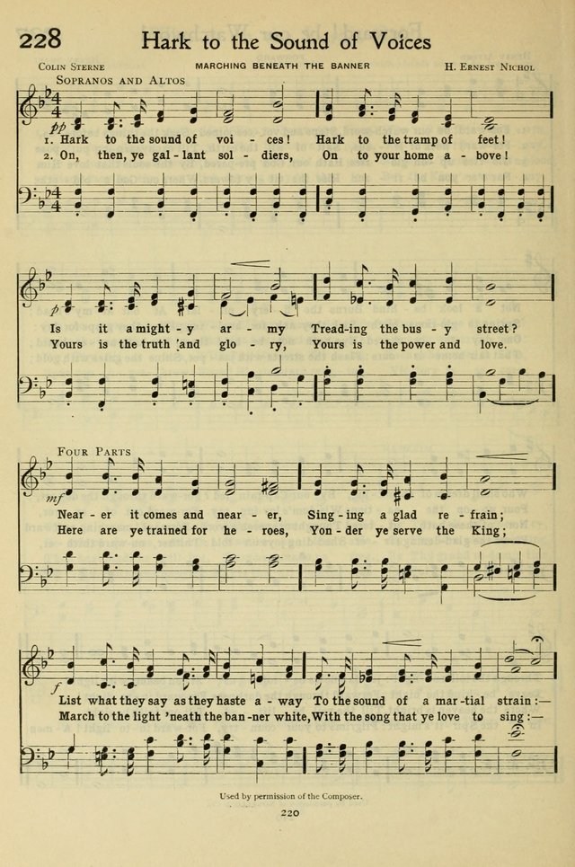 The Methodist Sunday School Hymnal page 233