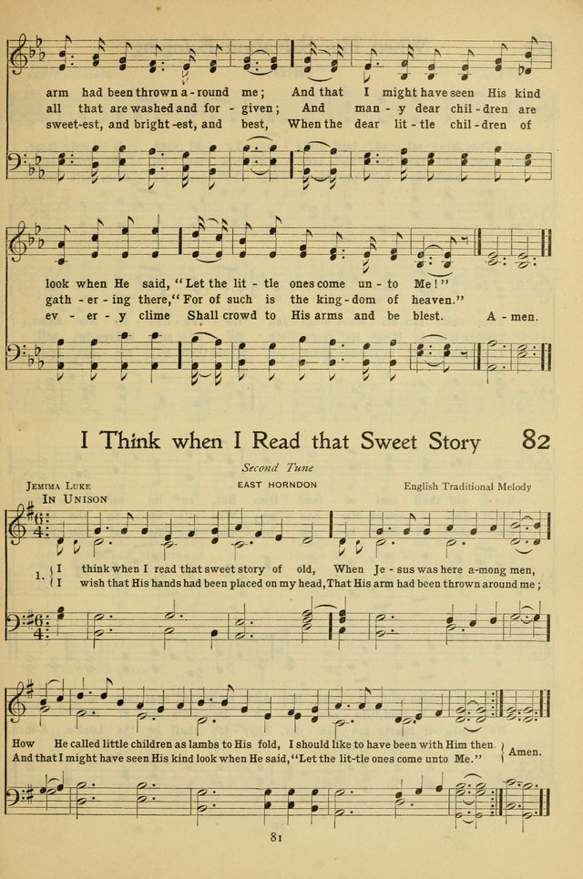 The Methodist Sunday School Hymnal page 94