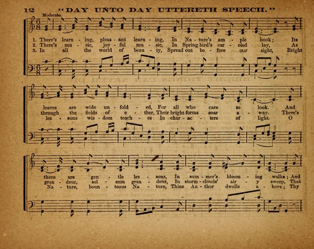 The Morning Stars Sang Together: a book of religious songs for Sunday schools and the home circle page 13