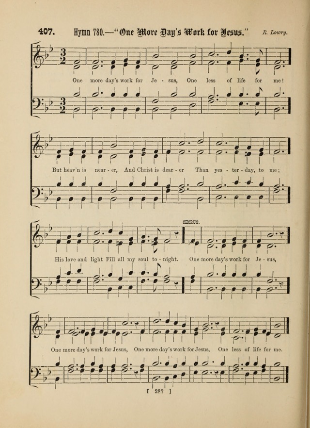 Methodist Tune Book: a collection of tunes adapted to the Methodist Hymn book page 282