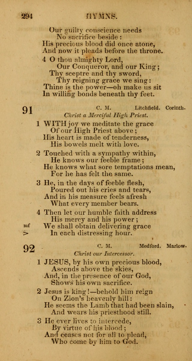 Manual of Christian Psalmody: a collection of psalms and hymns for public worship page 296