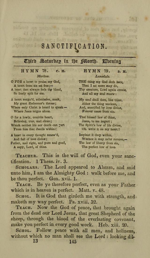 Manual of Devotion: or religious exercises for the morning and evening of each day of the month, for the use of schools and private families page 147
