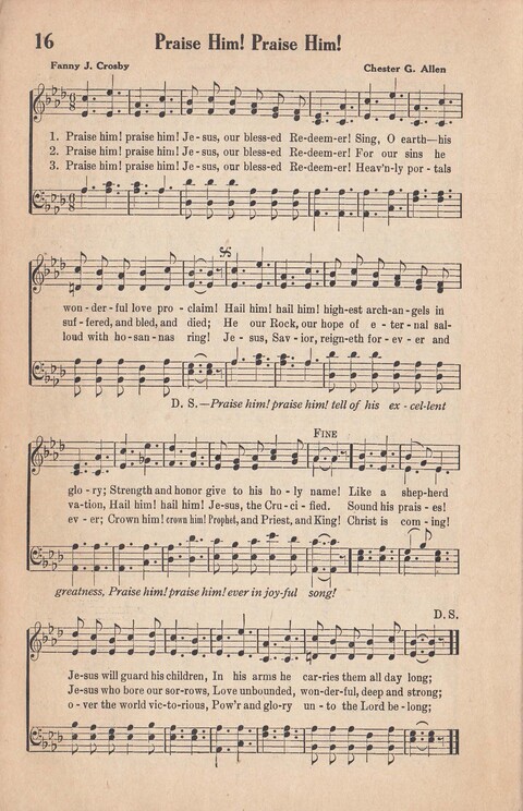 Melodies of Zion: A Compilation of Hymns and Songs, Old and New, Intended for All Kinds of Religious Service page 17