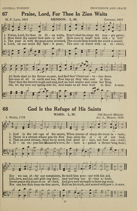 New Baptist Hymnal: containing standard and Gospel hymns and responsive readings page 51