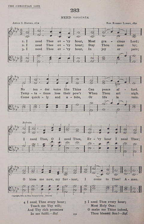The New Baptist Praise Book: or hymns of the centuries page 252