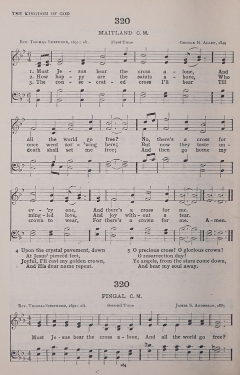 The New Baptist Praise Book: or hymns of the centuries page 284
