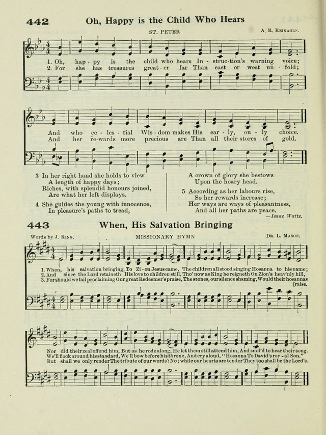 The New Canadian Hymnal: a collection of hymns and music for Sunday schools, young people