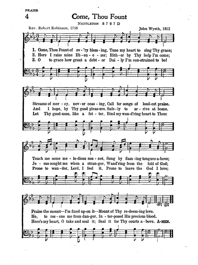 The New Christian Hymnal page 4