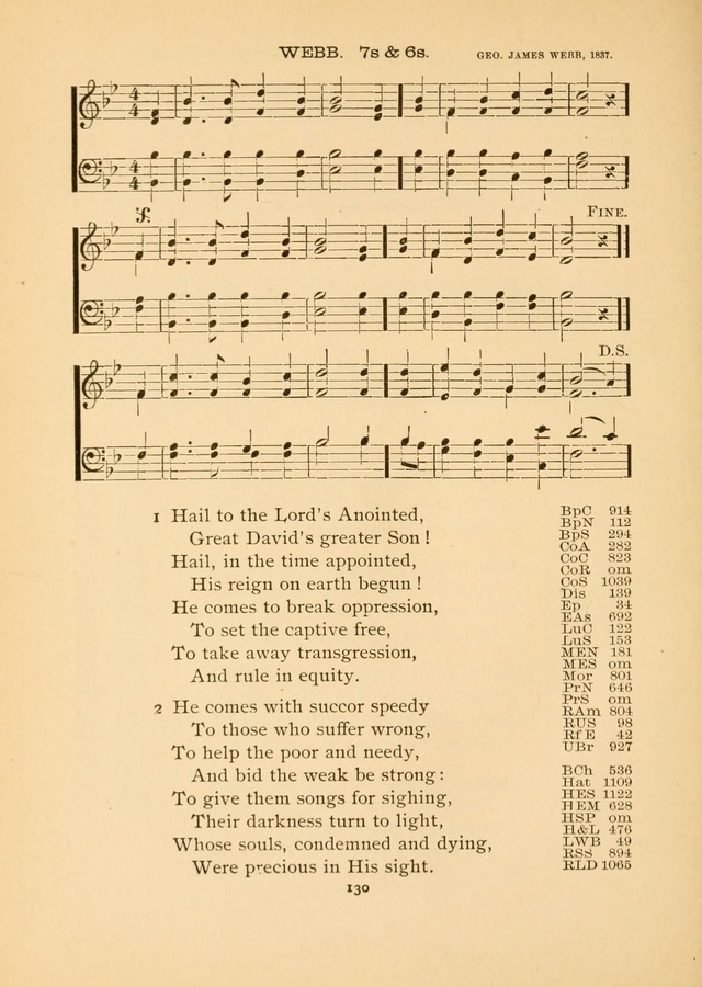 The National Hymn Book of the American Churches: comprising the hymns which are common to the hymnaries of the Baptists, Congregationalists, Episcopalians, Lutherans, Methodists, Presbyterians... page 130