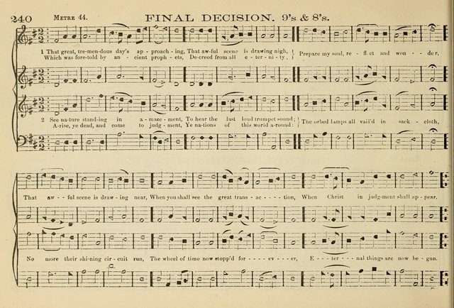 The New Harmonia Sacra: a compilation of genuine church music comprising a great variety of metres, harmonized for four voices (Eighteenth Edition) page 201