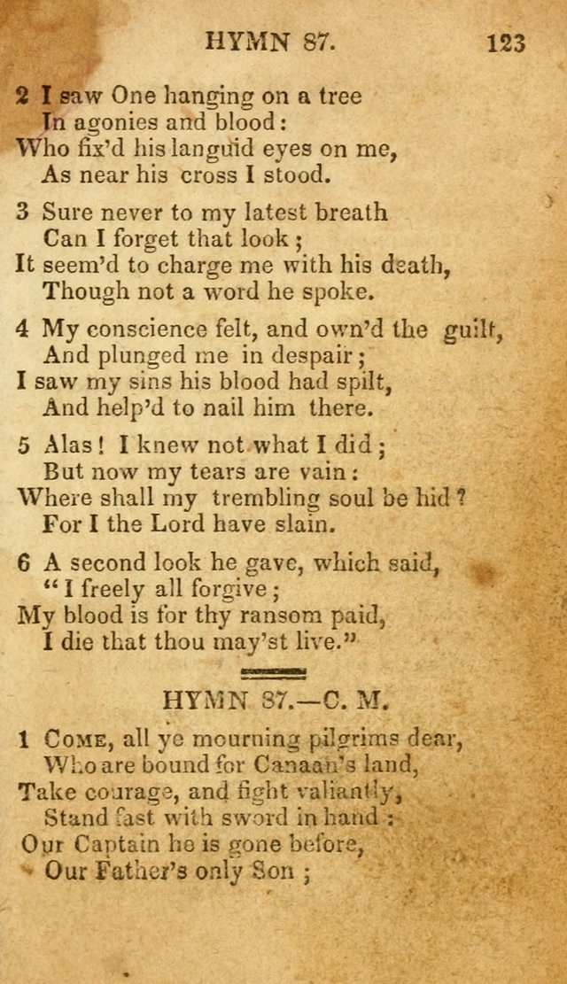 The New and Improved Camp Meeting Hymn Book: being a choice selection of hymns from the most approved authors. Designed to aid in the public and private devotions of Christians page 130