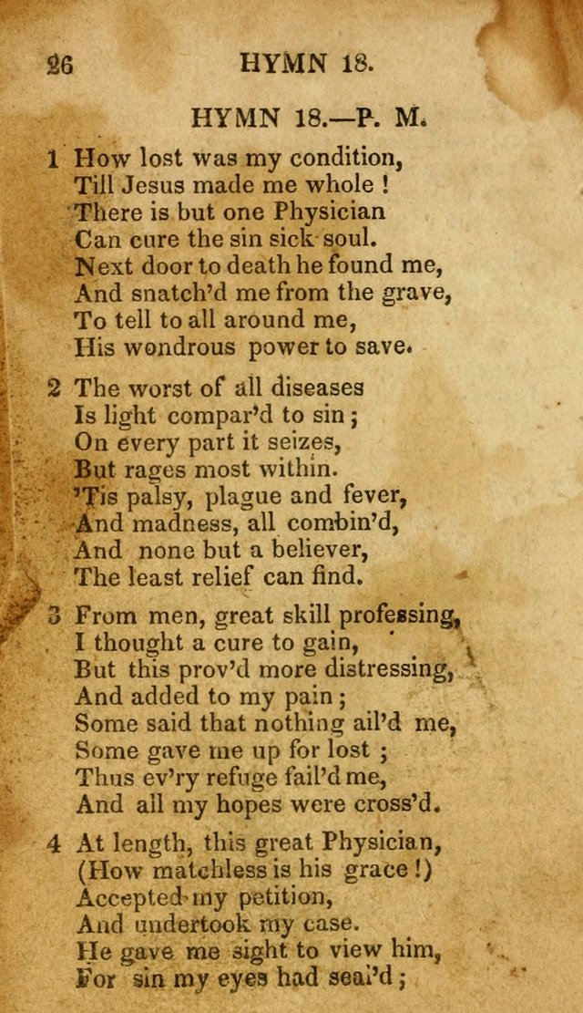 The New and Improved Camp Meeting Hymn Book: being a choice selection of hymns from the most approved authors. Designed to aid in the public and private devotions of Christians page 33
