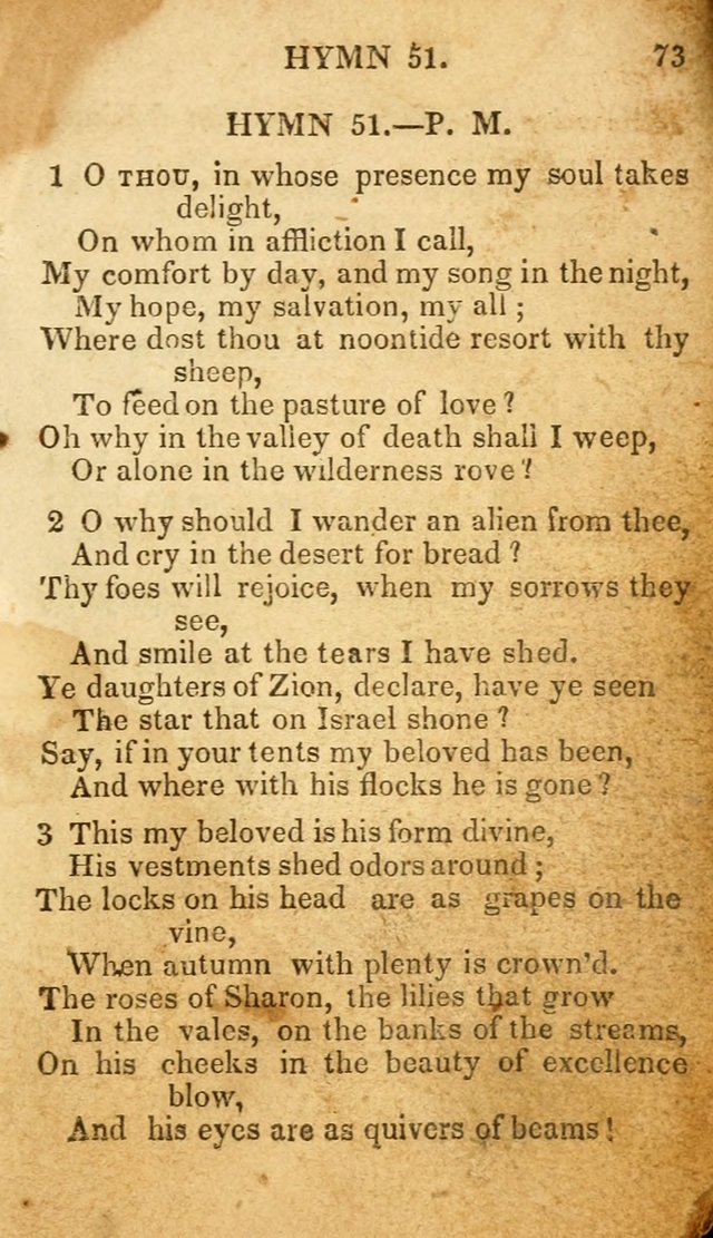 The New and Improved Camp Meeting Hymn Book: being a choice selection of hymns from the most approved authors. Designed to aid in the public and private devotions of Christians page 80