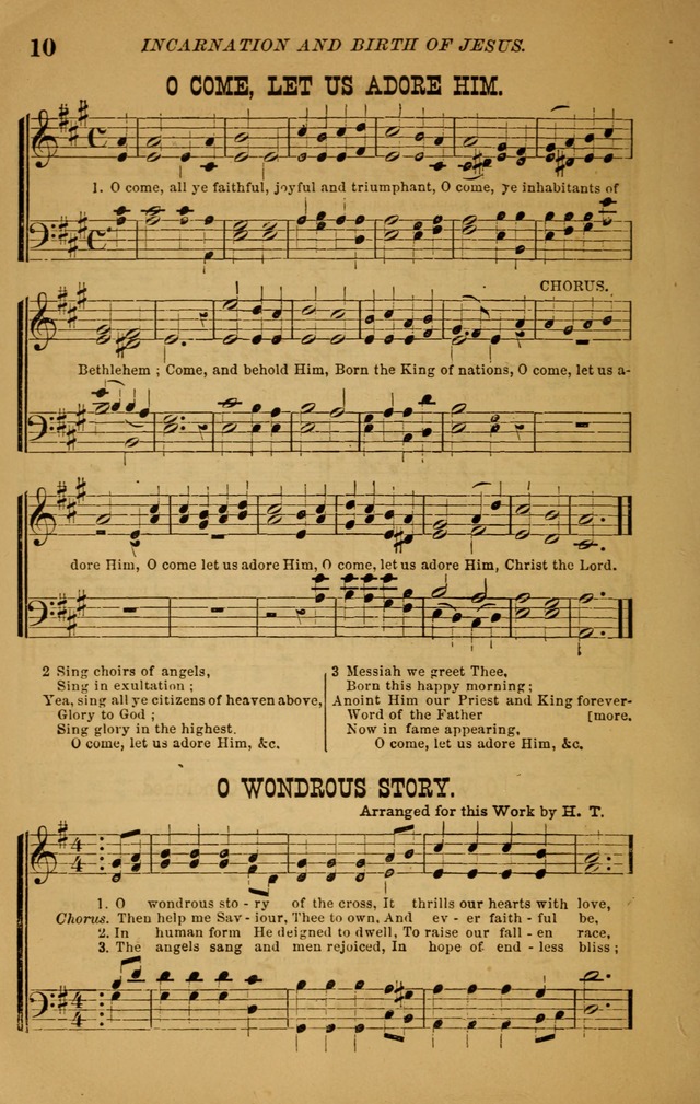 The New Song: consisting of very choice notes of redemption, embracing new original,and also selcted songs, appropriate for prayer and revivial meetings page 10