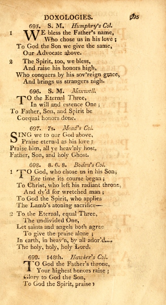 A New Selection of Seven Hundred Evangelical Hymns ... intended as a        Supplement to Dr. Watts
