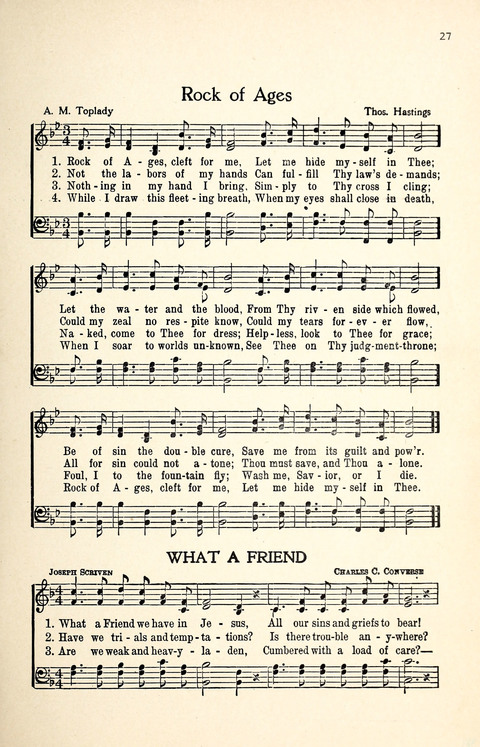 Old Fashioned Gospel Songs No. 1 page 25