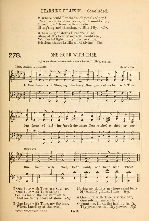 Our Glad Hosanna: for the service of Song in the Sunday School, the Social Gathering, and the Prayer Meeting page 153