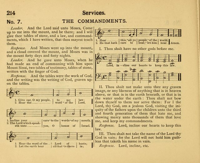 Our Song Book: a collection of songs selected and edited expressly for the Sunday School of the First Baptist Peddie Memorial Church, Newark, N. J. page 213