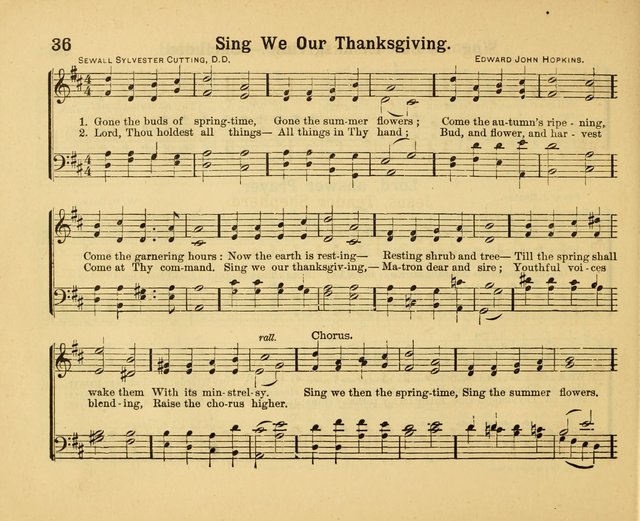 Our Song Book: a collection of songs selected and edited expressly for the Sunday School of the First Baptist Peddie Memorial Church, Newark, N. J. page 35